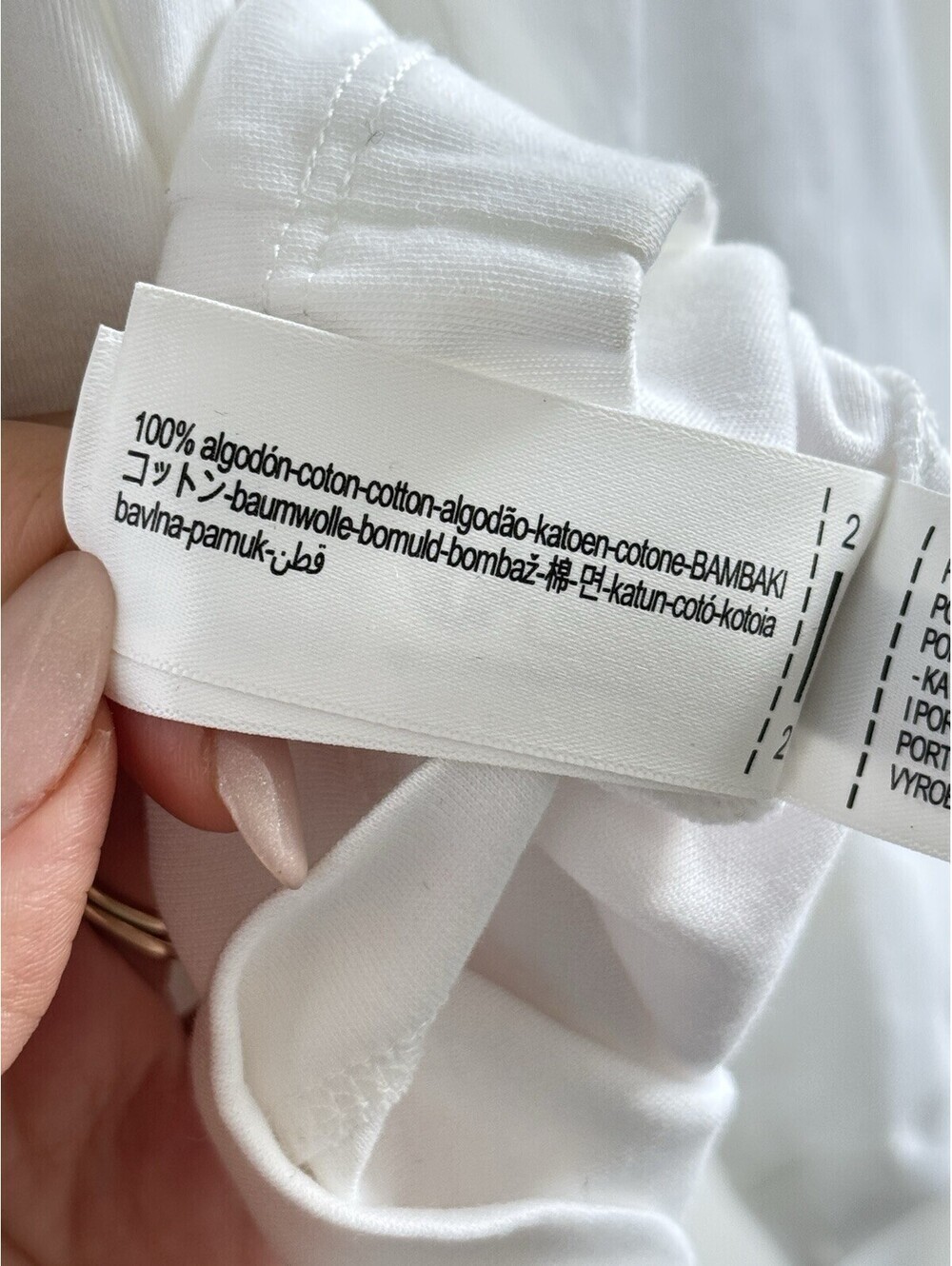 Massimo Dutti Men’s S White Long Sleeve St Barths Graphic T Shirt Made Portugal - Picture 5 of 8